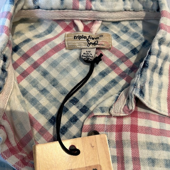 Brand new cotton S triple 5 soul blouse - Picture 2 of 2